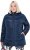 Ulla Popken Quilted Water Repellent Jacket Navy Blue - Якета & палта - 