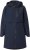 Ulla Popken Hooded with Zippered Pockets and Zippered Side Slits Jacket Navy - Якета - 