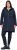 Ulla Popken Hooded with Zippered Pockets and Zippered Side Slits Jacket Navy - Якета - 