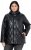 Ulla Popken Faux Leather Quilted Jacket Black - Якета - 