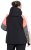 Ulla Popken HYPRAR Patchwork Sleeve Performance Jacket Black - Якета - 