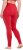 Ulla Popken Basic Stretch Knit Ankle Length Leggings Salsa Red - Дамски Дънки & Панталони в Големи Размери – Plus Size - 