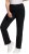 Ulla Popken Basic Mony Tapered Leg Stretch Pants Black - Дамски Дънки & Панталони в Големи Размери – Plus Size - 