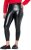 Ulla Popken Metallic Faux Leather Leggings Black - Дамски Дънки & Панталони в Големи Размери – Plus Size - 
