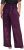 Ulla Popken Wide Leg Sequined Pants Mulberry - Дамски Дънки & Панталони в Големи Размери – Plus Size - 