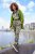 Ulla Popken Camo Boyfriend Pants Olive Grey - Дамски Дънки & Панталони в Големи Размери – Plus Size - 