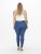 Only Carmakoma Thunder Life Skinny Fit Jeans Blue Denim - Дамски Дънки & Панталони в Големи Размери – Plus Size - 