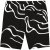 JP1880 Bermuda Shorts Soft Viscose All-over Print Black - Шорти - мъжки къси панталони големи размери