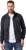 JP1880 Soft Goatskin Suede Leather Jacket Navy - Кожени якета - Кожени якета в големи размери