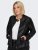 Only Carmakoma Robber Leather Jacket Black - Кожени якета - 