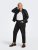 Only Carmakoma Robber Leather Jacket Black - Кожени якета - 