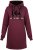 Nora Mikken KADRI Long Hoodie Burgundy - Суичъри & cуичъри с качулка - 