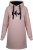 Nora Mikken KADRI Long Hoodie PINK - Суичъри & cуичъри с качулка - 