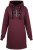 Nora Mikken KADRI WHITE Long Hoodie Burgundy - Суичъри & cуичъри с качулка - 