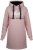 Nora Mikken KADRI WHITE Long Hoodie Pink - ДАМСКИ ДРЕХИ XS-XXL - 