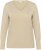Kaffe Curve Lizzy Long Sleeve Pullover Feather Grey Melange - Плетени пуловери - 