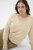 Kaffe Curve Lizzy Long Sleeve Pullover Feather Grey Melange - Плетени пуловери - 