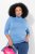 Ulla Popken Basic Long Sleeve Slim Fit Turtleneck Light Cornflower - Суичъри & cуичъри с качулка - Уютни суитшърти, суичъри и плетива