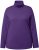 Ulla Popken Basic Long Sleeve Slim Fit Turtleneck Deep Violet - Суичъри & cуичъри с качулка - 