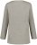 Ulla Popken Back To Basics V-Neck Relaxed Fit Cotton Tee Light Grey Melange - Тениски - 