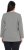 Ulla Popken Back To Basics V-Neck Relaxed Fit Cotton Tee Light Grey Melange - Тениски - 