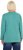 Ulla Popken Back To Basics V-Neck Relaxed Fit Cotton Tee Green - Тениски - 