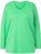 Ulla Popken Back To Basics V-Neck Relaxed Fit Cotton Tee Mint Green - Тениски - 