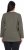 Ulla Popken Back To Basics V-Neck Relaxed Fit Cotton Tee Olive - Тениски - 