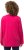 Ulla Popken Back To Basics V-Neck Relaxed Fit Cotton Tee Magenta Pink - Тениски - 