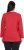 Ulla Popken Back To Basics V-Neck Relaxed Fit Cotton Tee Salsa Red - Тениски - 