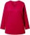 Ulla Popken Back To Basics V-Neck Relaxed Fit Cotton Tee Red - Ulla Popken - 