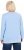 Ulla Popken Back To Basics V-Neck Relaxed Fit Cotton Tee Light Blue - Тениски - 