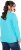 Ulla Popken Back To Basics V-Neck Relaxed Fit Cotton Tee Deep Aqua - Тениски - 