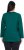 Ulla Popken Back To Basics V-Neck Relaxed Fit Cotton Tee Teal Green - Тениски - 