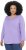 Ulla Popken Back To Basics V-Neck Relaxed Fit Cotton Tee Pale Lilac - Тениски - 