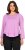 Ulla Popken Layered Look Memories Embroidered Long Sleeve Tee Amethyst - Печатни тениски за жени - 