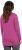 Ulla Popken Tie Hem Long Sleeve Graphic Tee Berry - Печатни тениски за жени - 