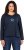 Ulla Popken Star Long Sleeve Graphic Tee Navy Blue - Печатни тениски за жени - 