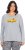 Ulla Popken Magic Feeling Long Sleeve Graphic Tee Light Grey Melange - Печатни тениски за жени - 