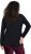 Ulla Popken Motivational Graphic Long Sleeve Tee Black - Печатни тениски за жени - 