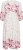 Kaffe Curve Rosa Midi Dress White Rose Border Flower - Рокли - 