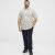 North Latitude Shirt Short Sleeve Off White - Ризи - мъжки ризи големи размери