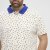 North Latitude Polo Pique Printed Off-White TALL - ВИСОКИ-размери - дрехи за високи мъже