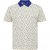 North Latitude Polo Pique Printed Off-White TALL - ВИСОКИ-размери - дрехи за високи мъже