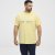North Latitude T-Shirt Printed Short Sleeve Yellow - Тениски - мъжки тениски големи размери