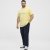 North Latitude T-Shirt Printed Short Sleeve Yellow - Тениски - мъжки тениски големи размери