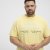 North Latitude T-Shirt Printed Short Sleeve Yellow - Тениски - мъжки тениски големи размери