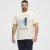 North Latitude T-shirt Printed Short Sleeve Off-White - Тениски - мъжки тениски големи размери