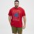 North Latitude T-Shirt Printed Short Sleeve Red - Тениски - мъжки тениски големи размери
