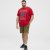 North Latitude T-Shirt Printed Short Sleeve Red - Тениски - мъжки тениски големи размери